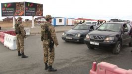 В Азербайджане водители и пассажиры, перемещающиеся без веской причины, штрафуются (ФОТО)