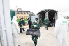 Госпогранслужба обеспечила въезд в страну азербайджанских граждан, прибывших из России (ФОТО)