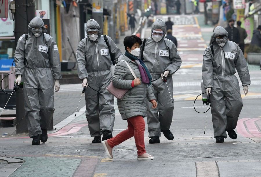 В Южной Корее число заражений коронавирусом за сутки оказалось наименьшим с февраля