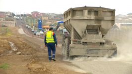 Начата реконструкция автодороги  Масазыр-Новханы (ФОТО)