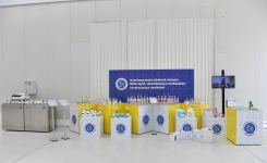 President Ilham Aliyev, First Lady Mehriban Aliyeva attend opening of medical masks manufacturing enterprise in Sumgayit Chemical Industrial Park (PHOTO/VIDEO)