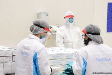Azerbaijan launches production of medical masks (PHOTO/VIDEO) (UPDATE)