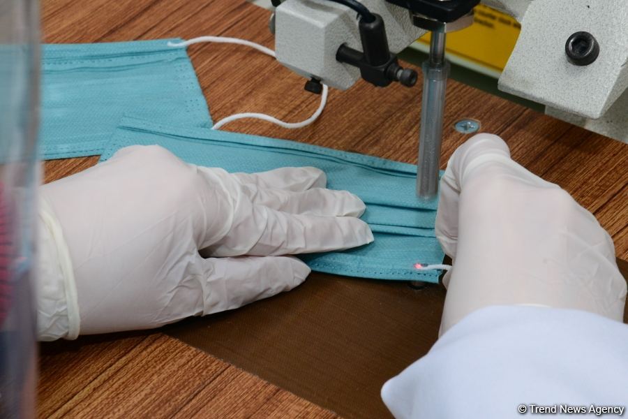 С начала пандемии коронавируса в Азербайджане произведено 40 млн штук медицинских масок