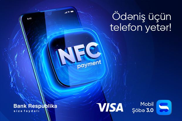 Bank Respublika NFC ödənişlərin tətbiqinə başladı!