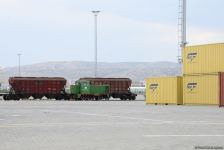 Azerbaijan starts using feeder vessels (PHOTO/VIDEO)