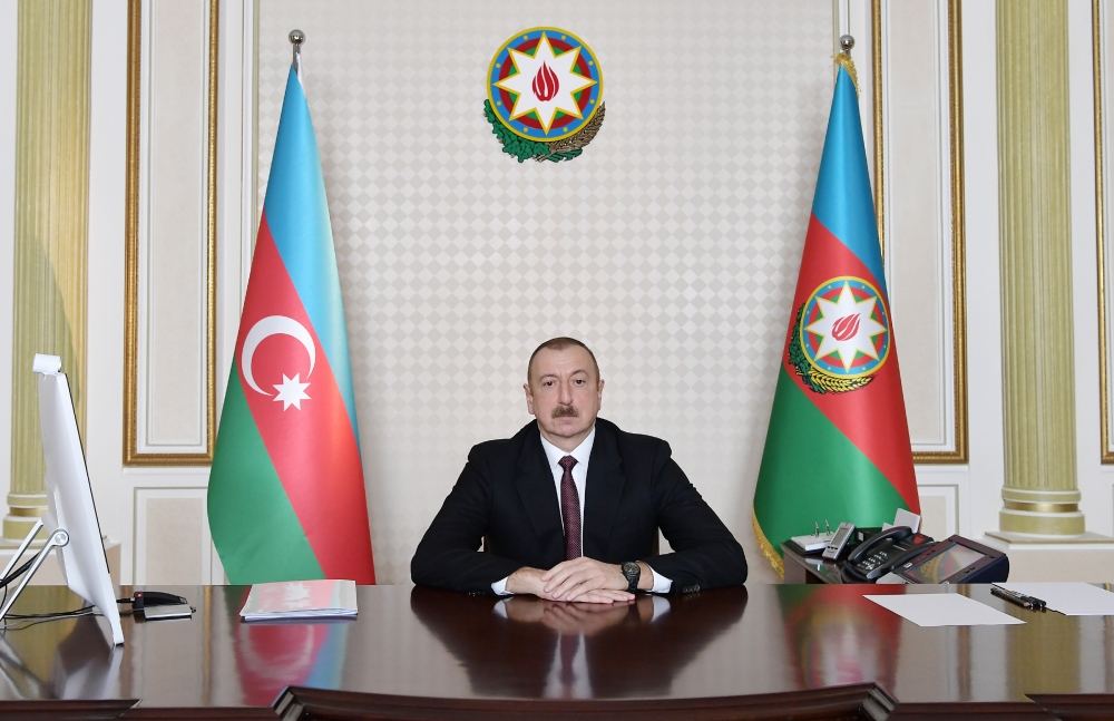 President Ilham Aliyev chaired meeting on 2020 Q1 socio-economic results through videoconference (PHOTO/VIDEO)