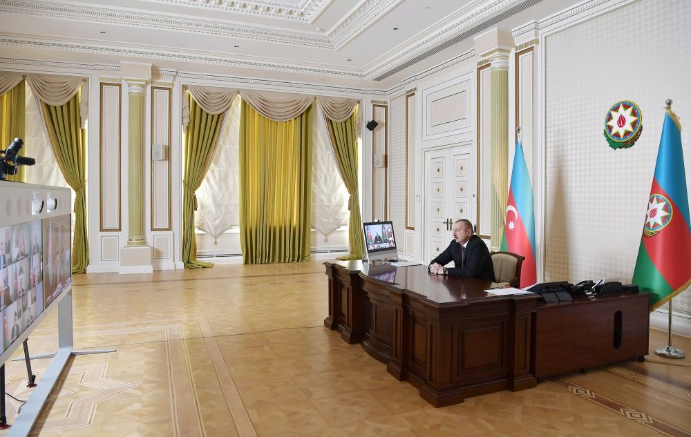 Под председательством Президента Ильхама Алиева состоялось совещание в формате видеоконференции, посвященное социально-экономическим итогам первого квартала года (ФОТО/ВИДЕО)