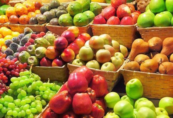 Azerbaijan discloses volume of fruits, vegetables exported in 11M2021