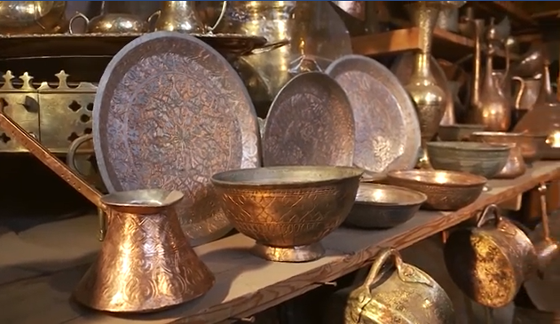 Художественный металл - великолепные образцы искусства Азербайджана (ВИДЕО)