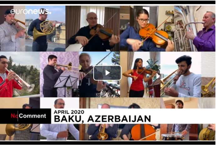 Euronews представил азербайджанскую композицию "Ликуй, мой народ!" в рамках #StayAtHome (ВИДЕО)