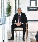 Президент Ильхам Алиев принял участие в открытии после реконструкции Главного управленческого, научно-образовательного и лабораторного комплекса ОАО «Азерэнержи» (ФОТО/ВИДЕО)