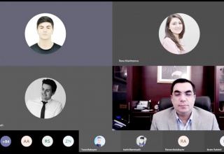 Ректор БВШН Эльмар Гасымов провел онлайн-встречу со студентами