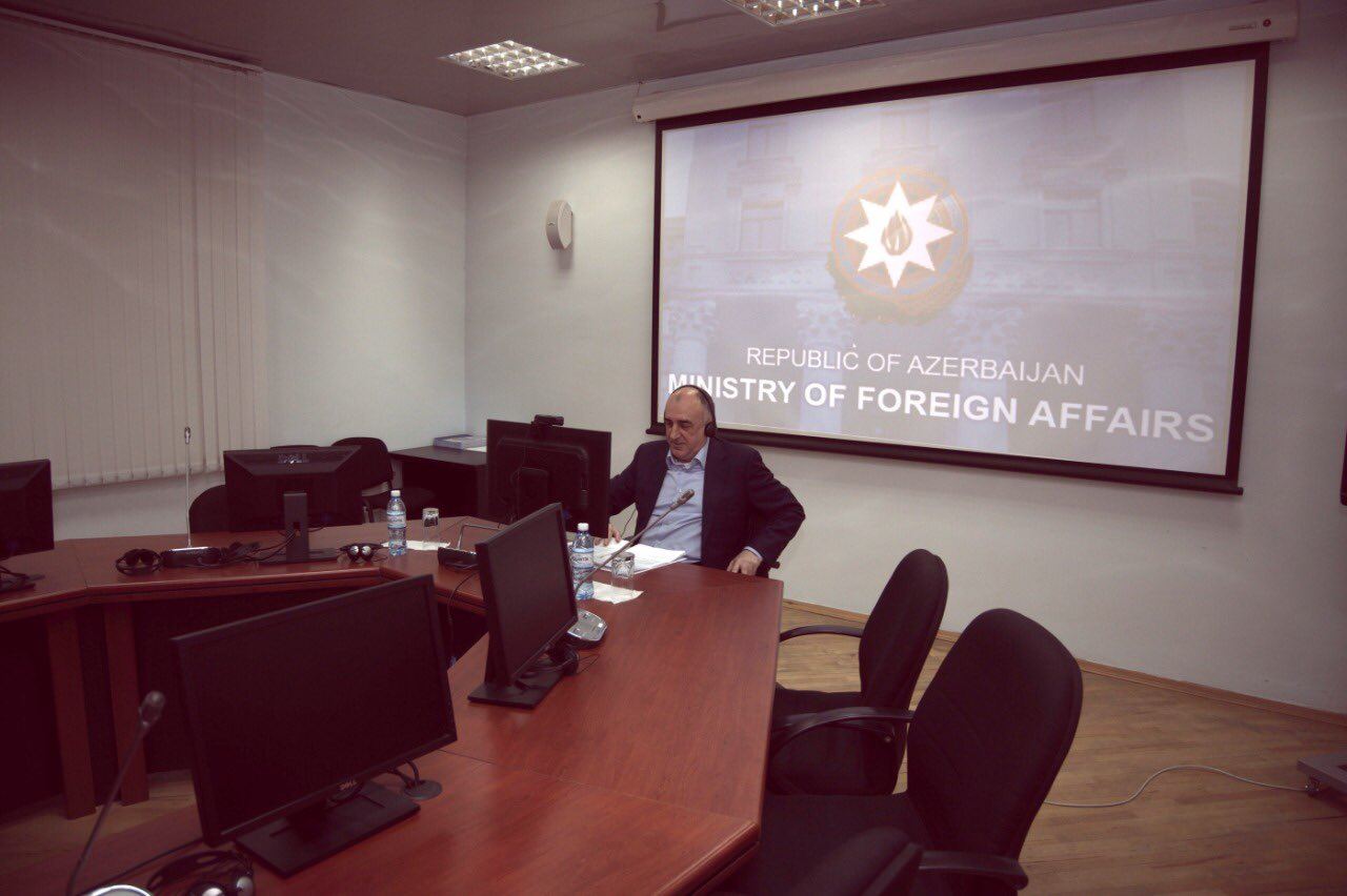 Проходит встреча глав МИД Азербайджана и Армении в формате видеоконференции (ФОТО)