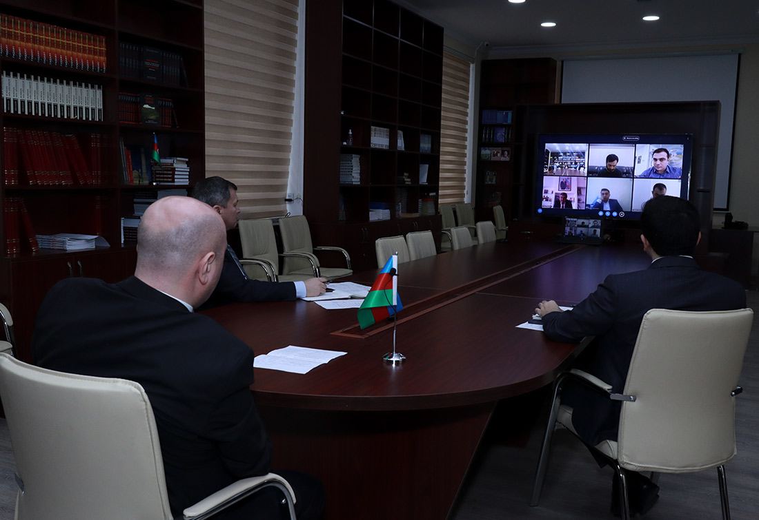 Azərbaycan diasporu ilə videokonfranslar davam edir (FOTO)