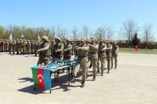 В прифронтовой зоне состоялась церемония заступления на боевое дежурство подразделений ВС Азербайджана (ФОТО)
