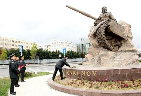 Почтена память Национального героя Азербайджана Альберта Агарунова (ФОТО)