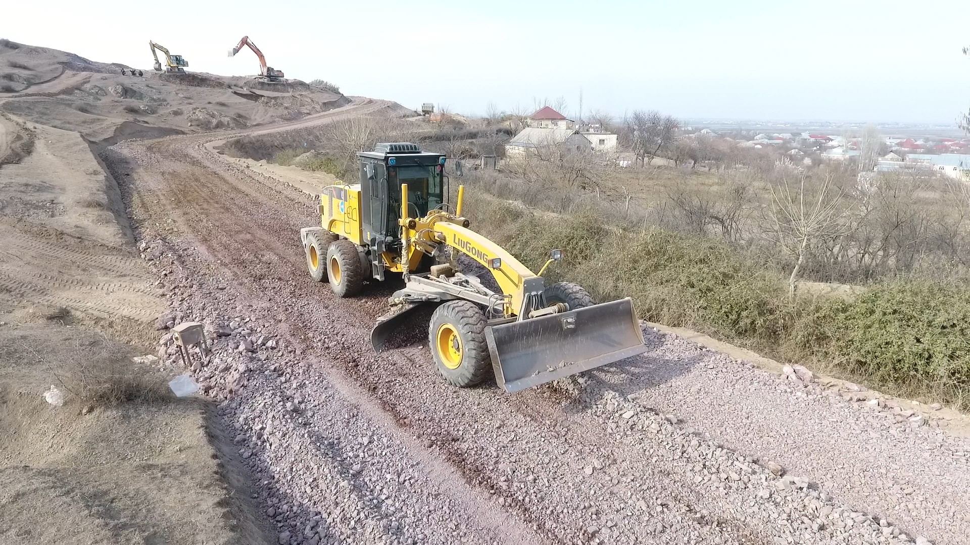 Şəmkirin Zəyəm Cırdaxan-Tatarlı avtomobil yolu yenidən qurulur (FOTO)