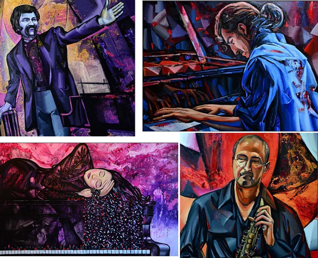 Сравни фотографии и картины! Азербайджанский джаз на полотнах (ФОТО)