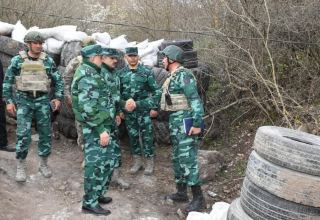 Помощник Президента Азербайджана Магеррам Алиев и начальник Госпогранслужбы посетили части и подразделения дивизии «Газах» (ФОТО)