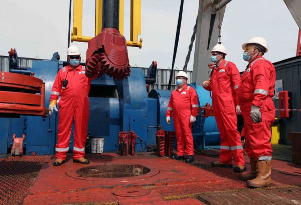 Drilling of new well launched at Umid gas condensate field in Azerbaijan (PHOTO)