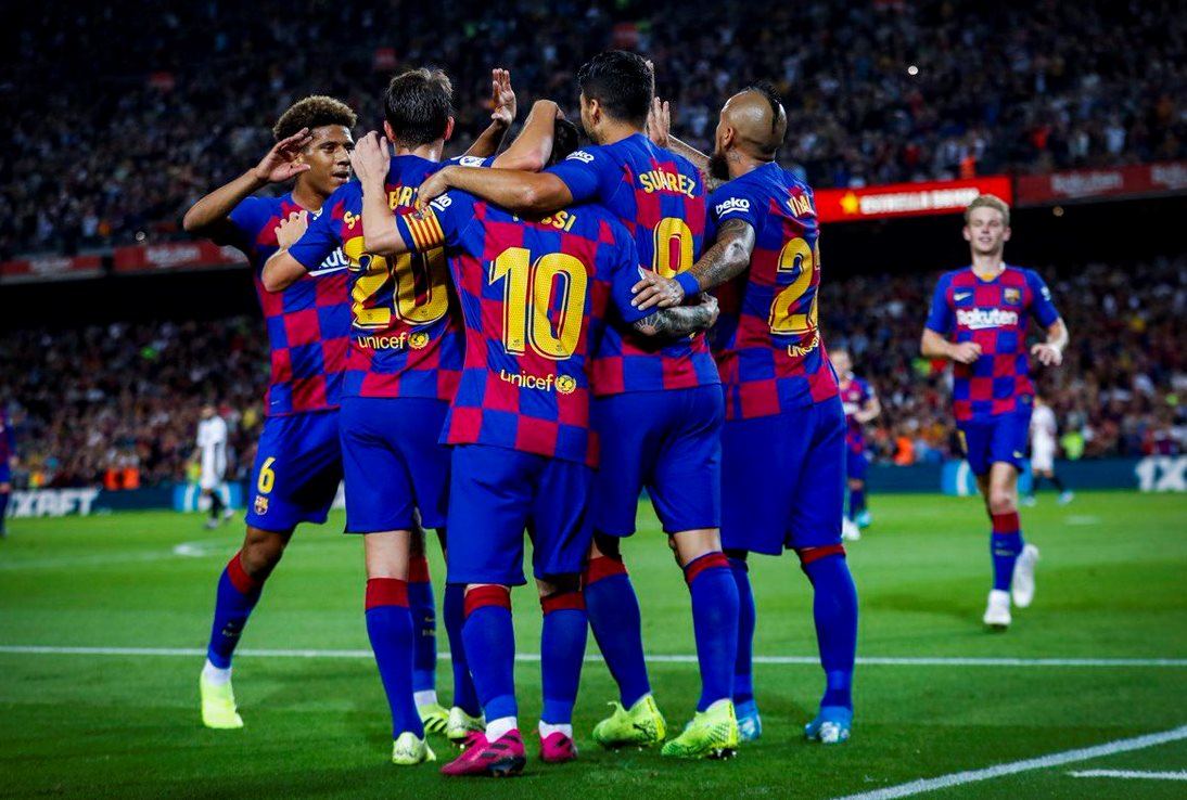 "Барселона" одержала разгромную победу в первом матче после паузы в чемпионате Испании