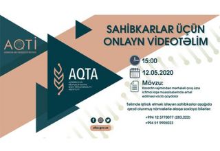 AQTA sahibkarlar üçün ödənişsiz videotəlimləri davam etdirir