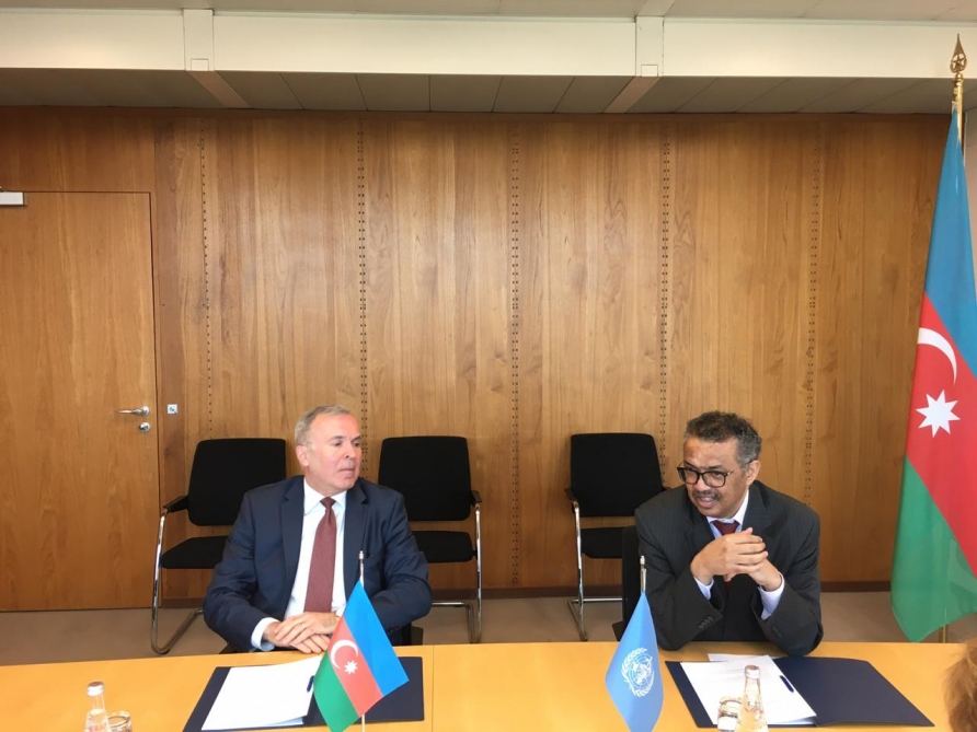 Между Азербайджаном и ВОЗ подписано Донорское соглашение (ФОТО)