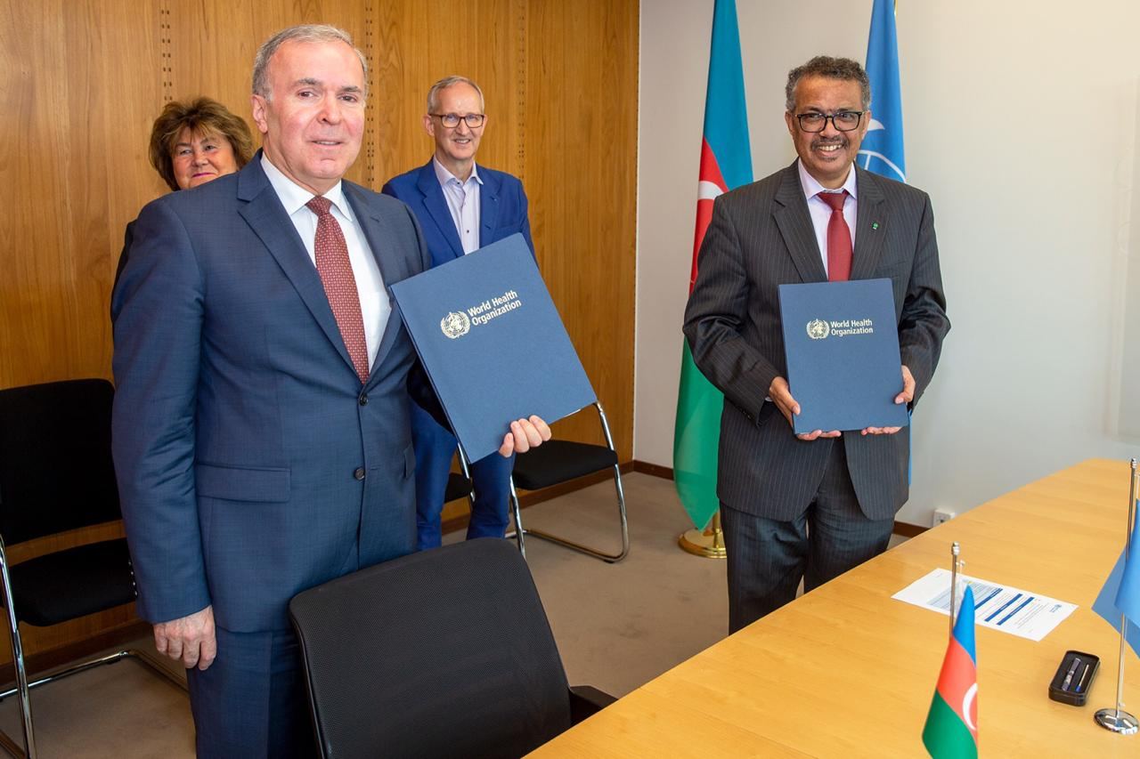 Между Азербайджаном и ВОЗ подписано Донорское соглашение (ФОТО)