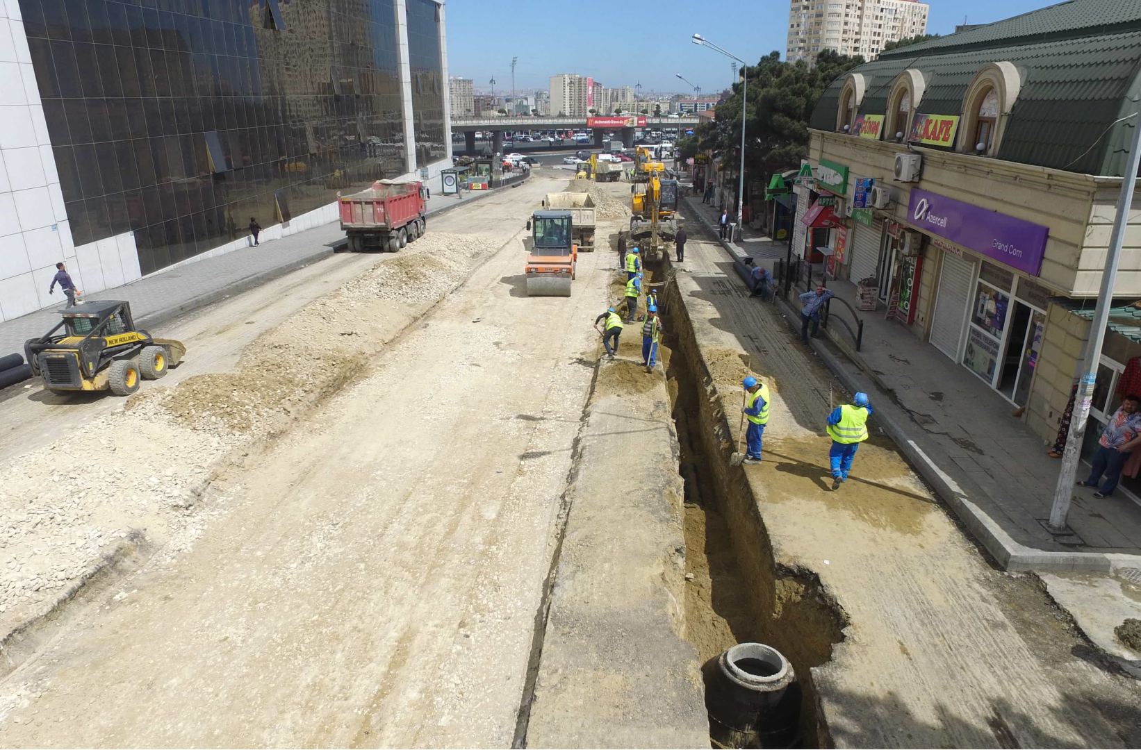 В Баку обновляется инфраструктура водоснабжения и канализации (ФОТО)