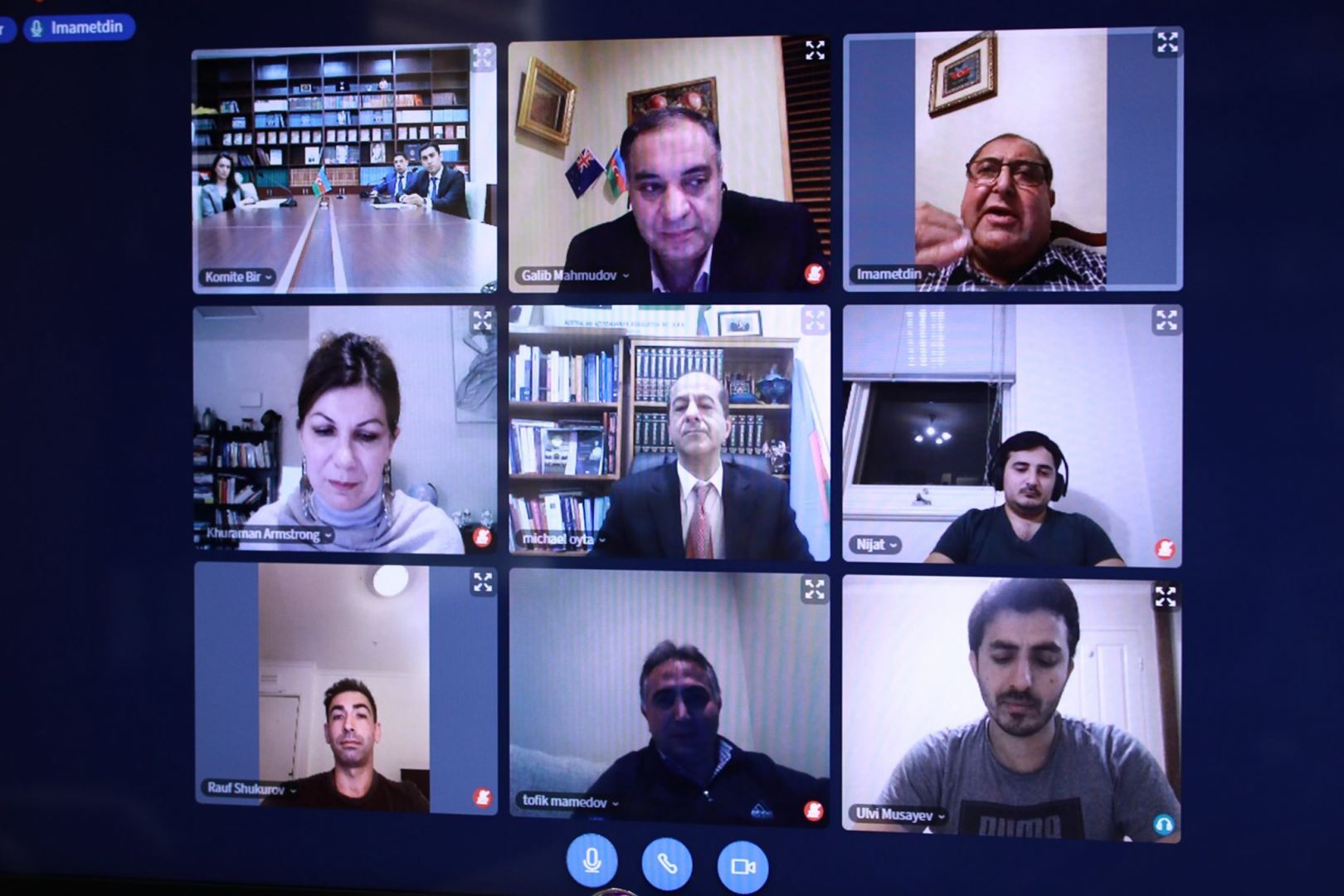 Состоялась видеоконференция с участием диаспоры Азербайджана в Австралии и Новой Зеландии (ФОТО)