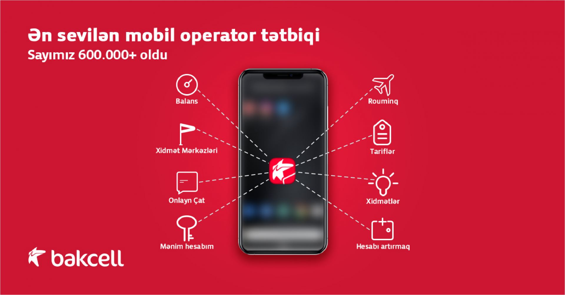 Более 600 000 абонентов пользуются приложением «Мой Bakcell» - самым рейтинговым сервисом клиентской поддержки в Азербайджане