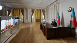 Состоялась встреча Президента Азербайджана Ильхама Алиева и Президента Молдовы Игоря Додона в формате видеоконференции (ФОТО) (версия 2)