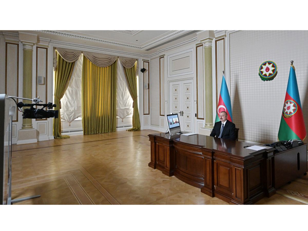 Состоялась встреча Президента Азербайджана Ильхама Алиева и Президента Молдовы Игоря Додона в формате видеоконференции (ФОТО/ВИДЕО)