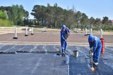 На Джейранбатанском водохранилище проводятся работы по реконструкции (ФОТО)