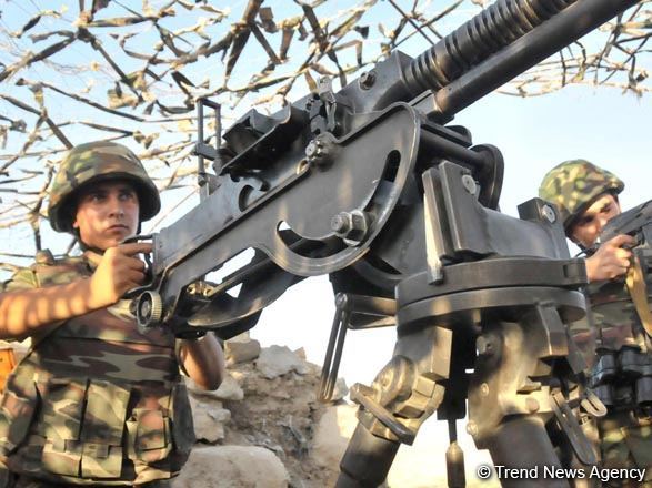 ВС Армении продолжают обстрел азербайджанских позиций из крупнокалиберных пулеметов