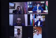 Проведено видеообсуждение с депутатами-азербайджанцами в регионах России (ФОТО)