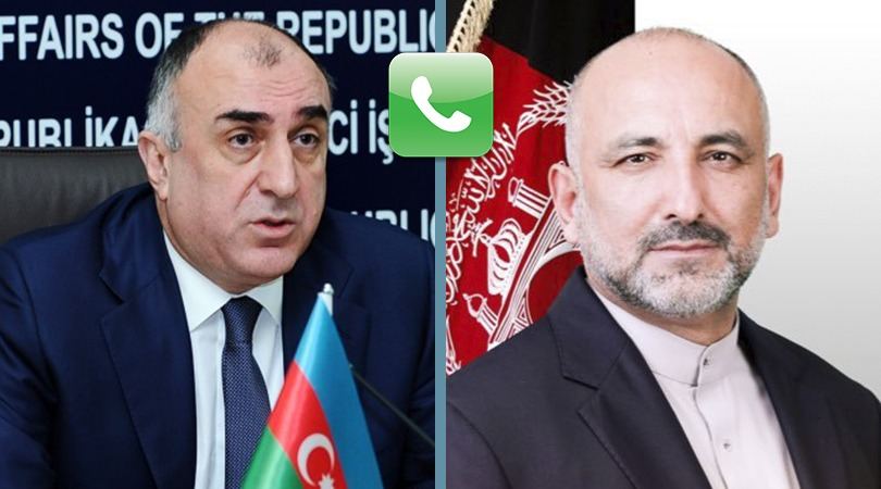 Azerbaijani, Afghan FMs hold phone conversation (PHOTO)