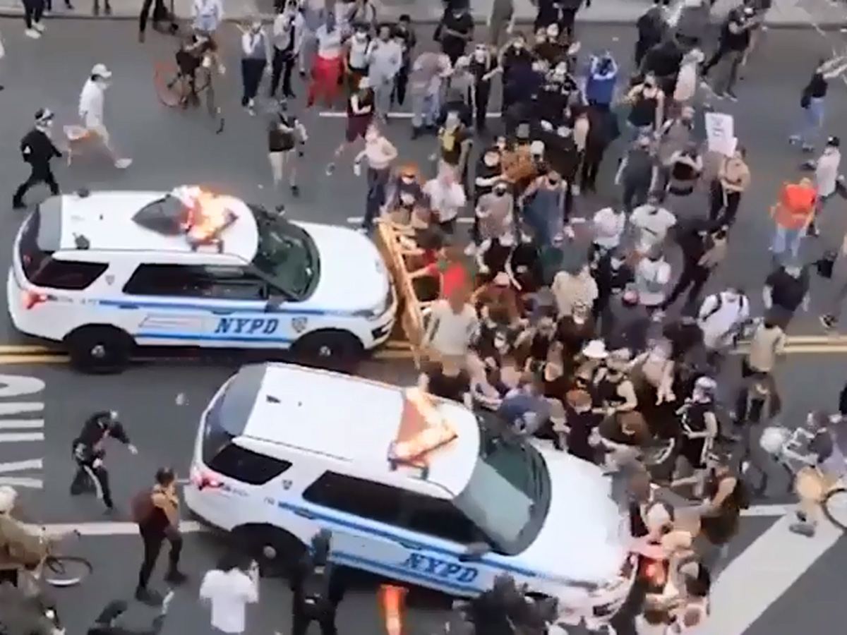 ABŞ-da nümayişçilərə qarşı polis zorakılığı (VİDEO)