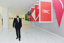 Prezident İlham Əliyev Tərtərdə Dövlət Rəmzləri Muzeyinin açılışında iştirak edib (FOTO/VİDEO) (YENİLƏNİB)