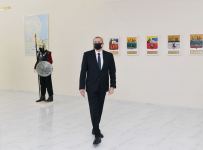 Prezident İlham Əliyev Tərtərdə Dövlət Rəmzləri Muzeyinin açılışında iştirak edib (FOTO/VİDEO) (YENİLƏNİB)