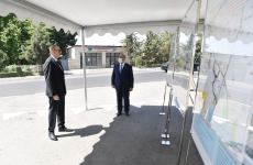 Azerbaijani president opens newly renovated highway (PHOTO/VIDEO)