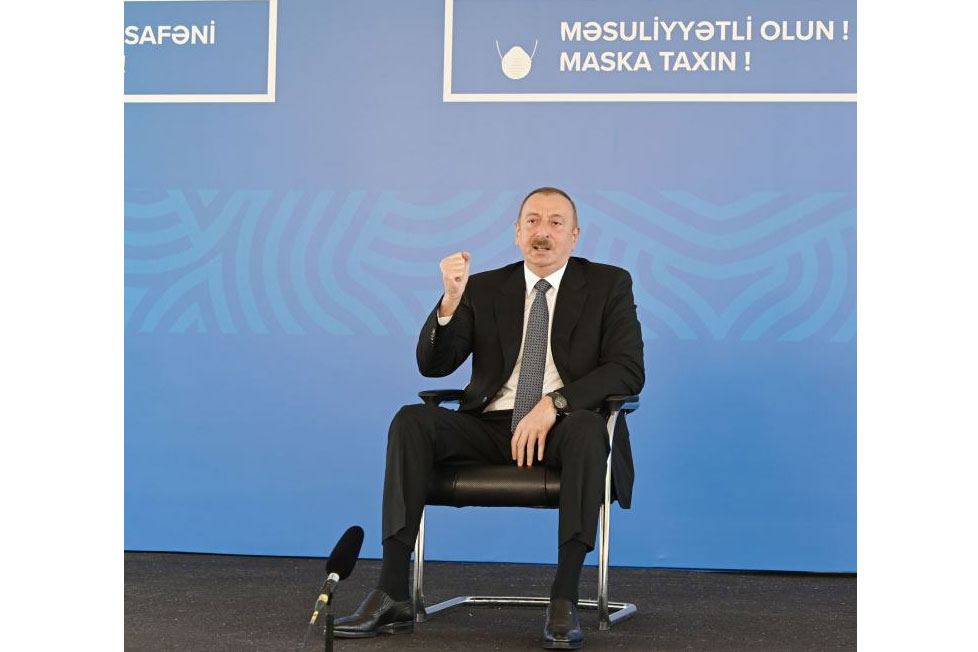 Prezident İlham Əliyev: Azərbaycan cəmiyyəti çox böyük məsuliyyət, nizam-intizam göstərir