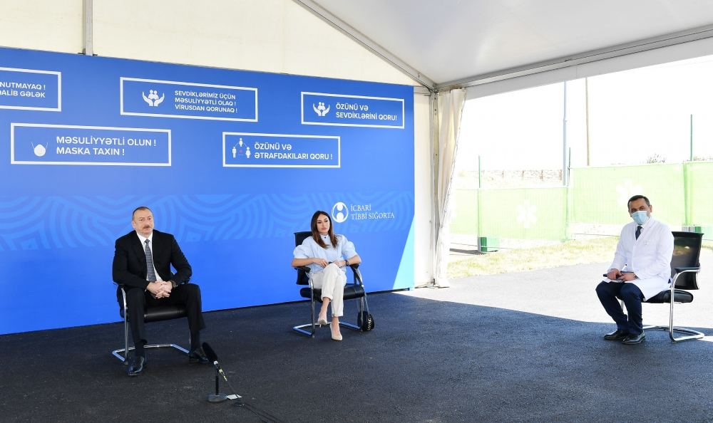 При участии Президента Ильхама Алиева и Первой леди Мехрибан Алиевой состоялось открытие трех больниц модульного типа (ФОТО/ВИДЕО)