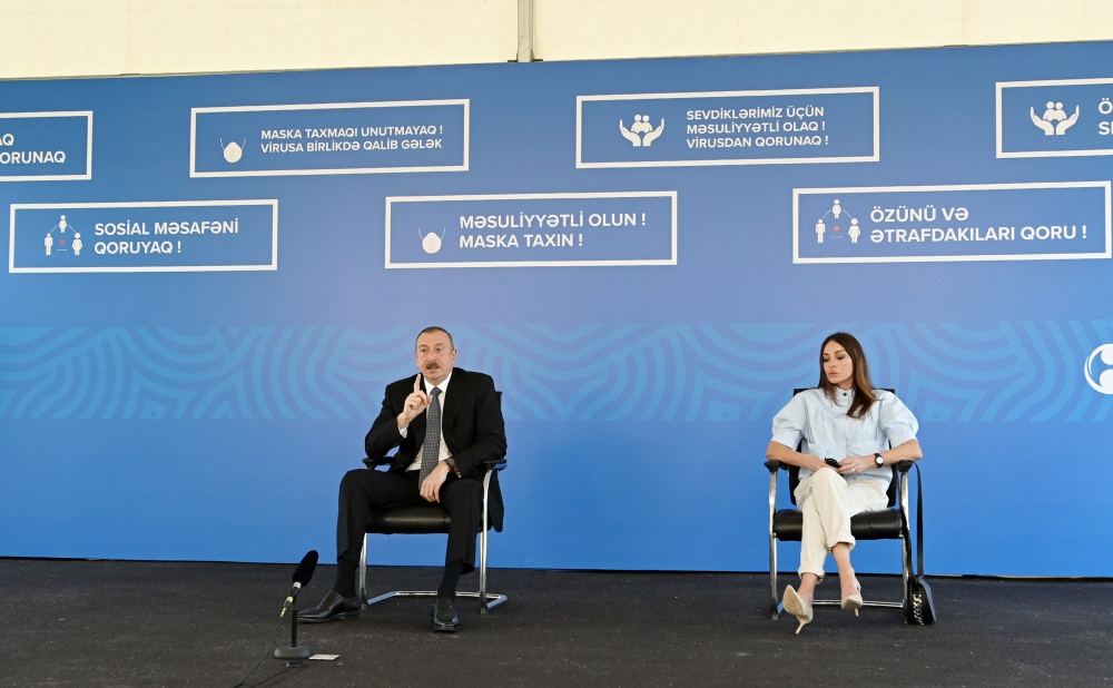 При участии Президента Ильхама Алиева и Первой леди Мехрибан Алиевой состоялось открытие трех больниц модульного типа (ФОТО) (версия 2)