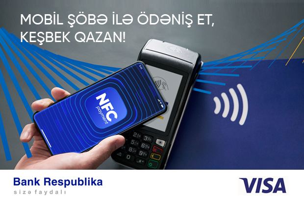 Bank Respublika и VISA объявляют кампанию «Оплачивай с помощью NFC - зарабатывай кешбэк»