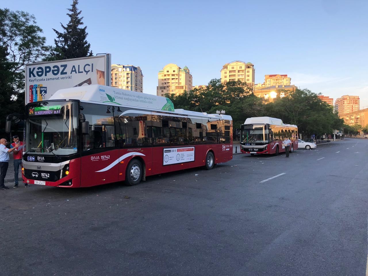 По маршруту № 24 уже пущены автобусы BakuBus (ФОТО)