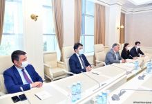 Члены Рабочей группы по азербайджано-грузинским межпарламентским связям встретились с послом Грузии (ФОТО)