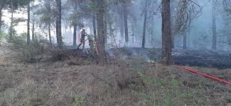 Пожар на Агсуинском перевале в некоторых направлениях взят под контроль (ФОТО/ВИДЕО)