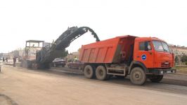 32 min əhalinin istifadə etdiyi Hacıqabul-Muğan avtomobil yolu yenidən qurulur (FOTO)
