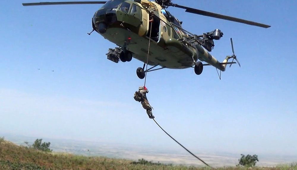 Подразделения азербайджанской армии провели учение в условиях горной местности (ФОТО/ВИДЕО)